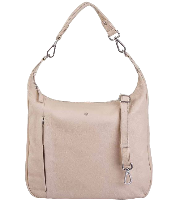 Prato 'LM Shahid' Beuteltasche echt Rindleder beige