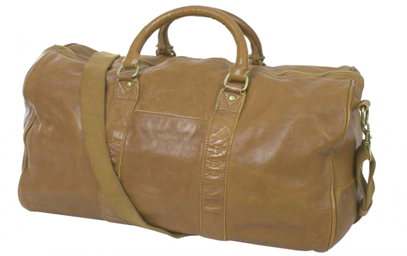 Prato 'LM Shahid' Weekender echt Rindleder cognac