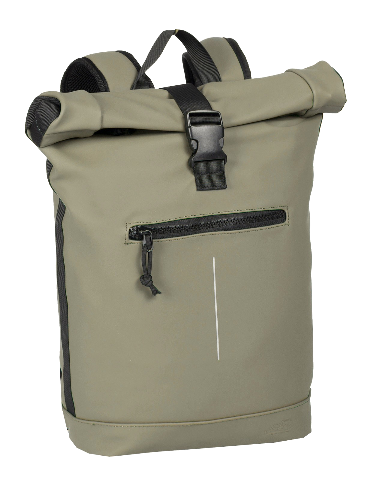 New-Rebels 'Mart' Roll-up Rucksack mit Laptopfach olive