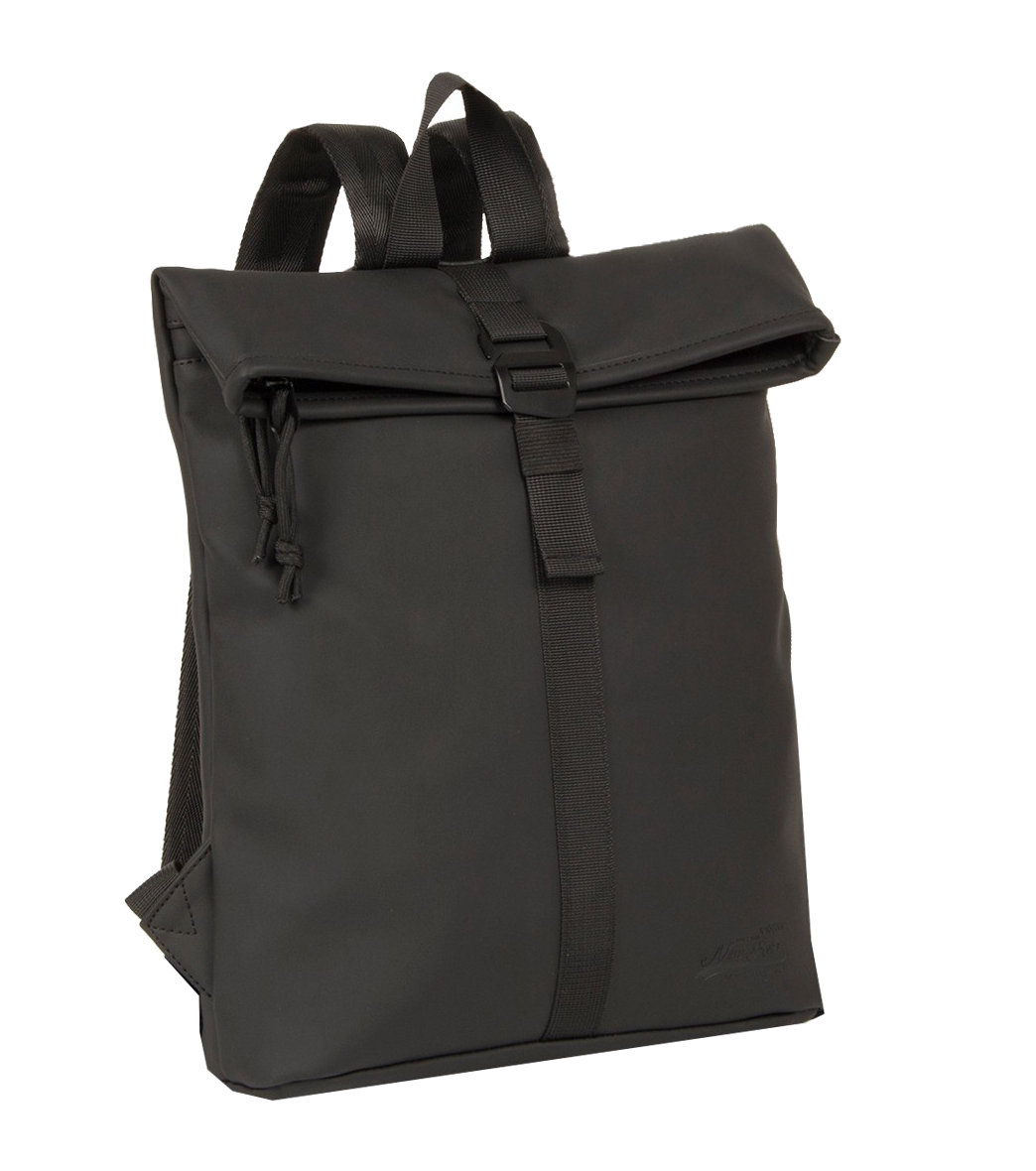 New-Rebels 'Mart' Roll-up Rucksack klein schwarz