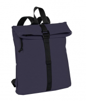 New-Rebels 'Mart' Roll-up Rucksack klein navy