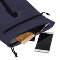 New-Rebels 'Mart' Roll-up Rucksack klein navy