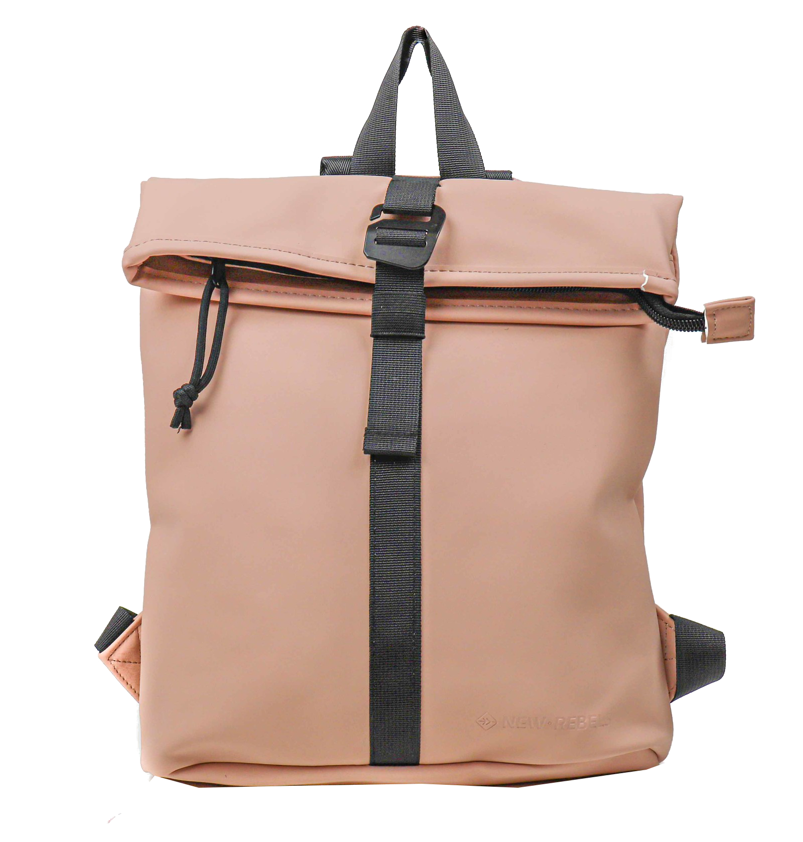 New-Rebels 'Mart' Roll-up Rucksack klein soft pink