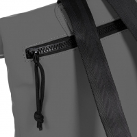 New-Rebels 'Mart' Roll-up Rucksack klein anthrazit