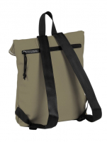 New-Rebels 'Mart' Roll-up Rucksack klein taupe