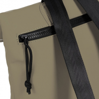 New-Rebels 'Mart' Roll-up Rucksack klein taupe