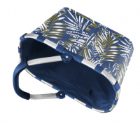 Reisenthel 'Carrybag' Einkaufskorb mit Alurahmen jungle space blue