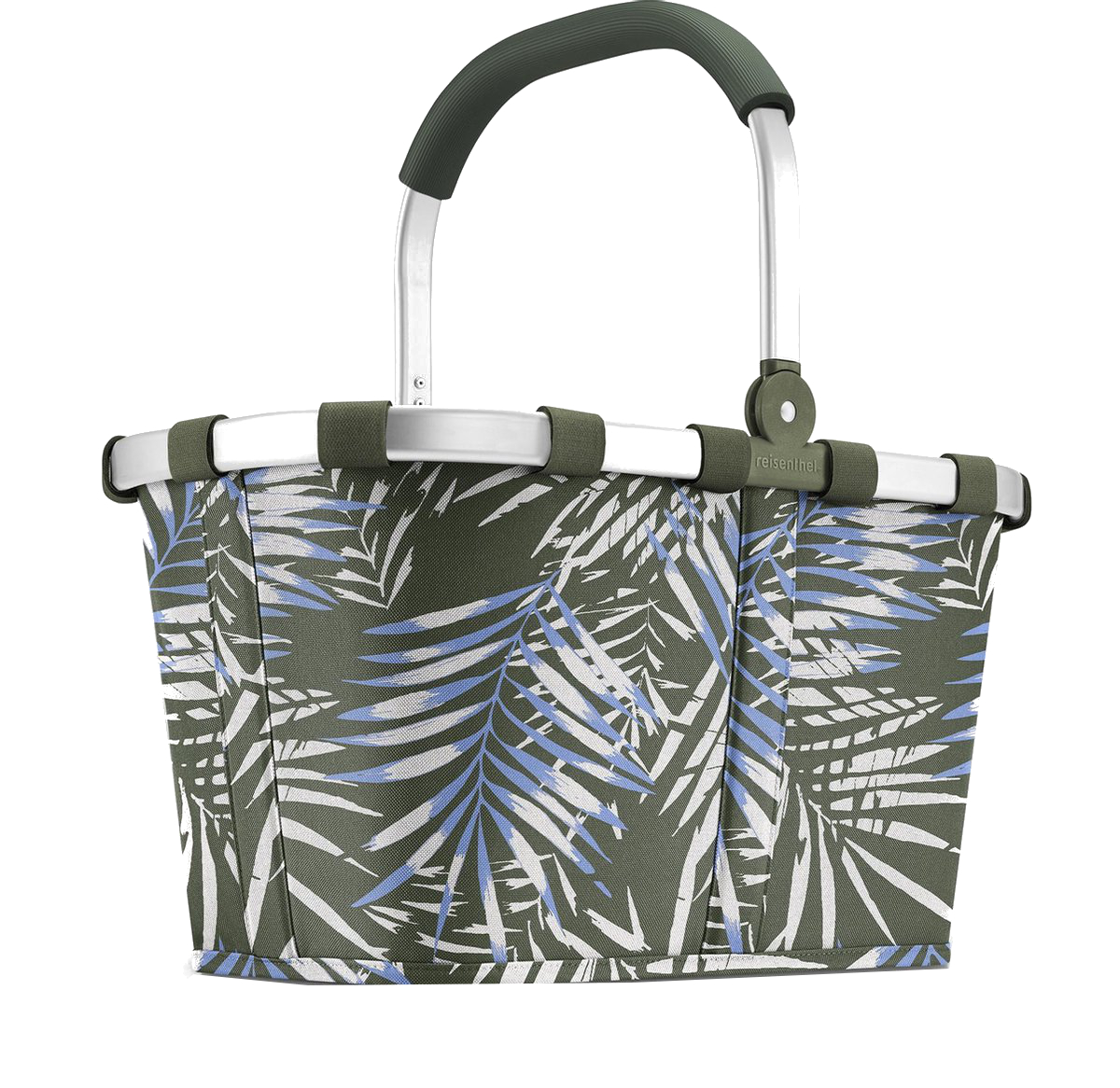 Reisenthel 'Carrybag' Einkaufskorb mit Alurahmen jungle trail green