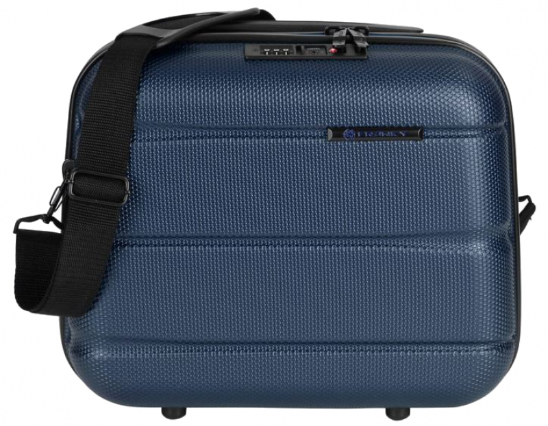 Franky Beautycase 36x29x19cm aufsteckbar dunkelblau