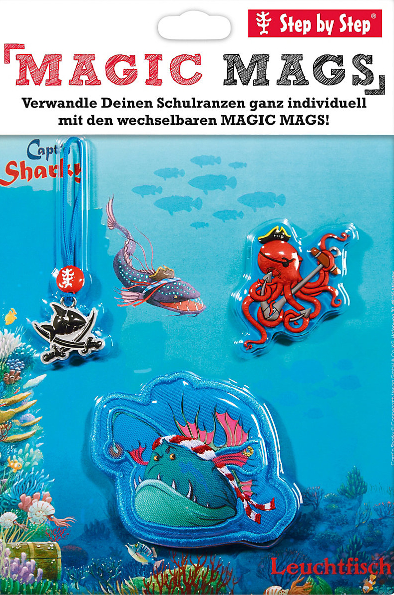 Step by Step 'Magic Mags Flash' Wechselmotiv mit Leuchtfunktion Captn Sharky