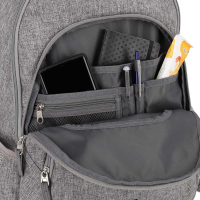Travelite 'Basics' Rucksack Melange 22l hellgrau