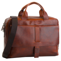 Joop 'Loreto' Pandion BriefBag MHZ mit Laptopfach echt Rindleder dark brown