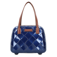 Stratic 'Leather&More' Beautycase blue