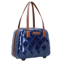 Stratic 'Leather&More' Beautycase blue