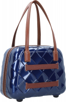 Stratic 'Leather&More' Beautycase blue