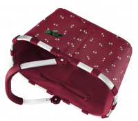 Reisenthel  'carrybag' Einkaufskorb mit Alurahmen special edition bavaria 5 dark ruby