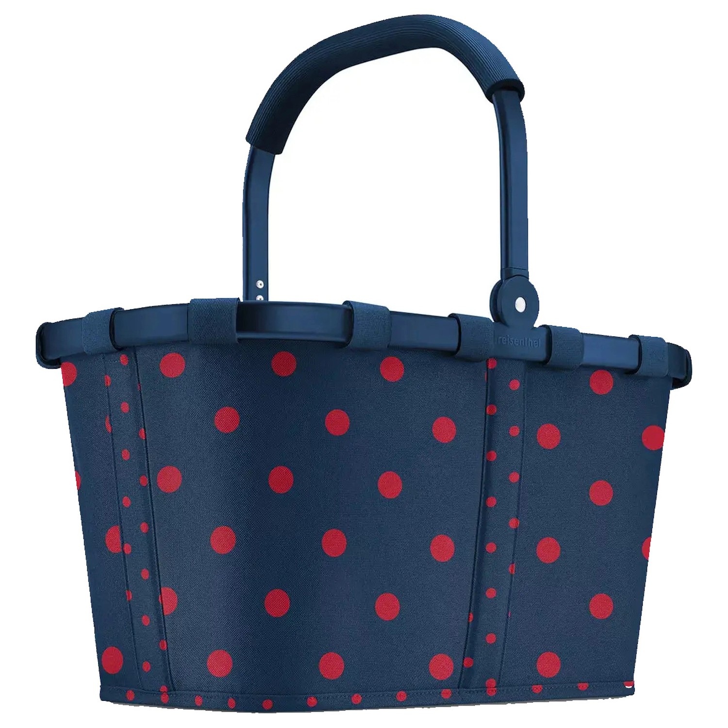 Reisenthel 'carrybag frame mixed ' Einkaufskorb mit Alurahmen mixed dots red