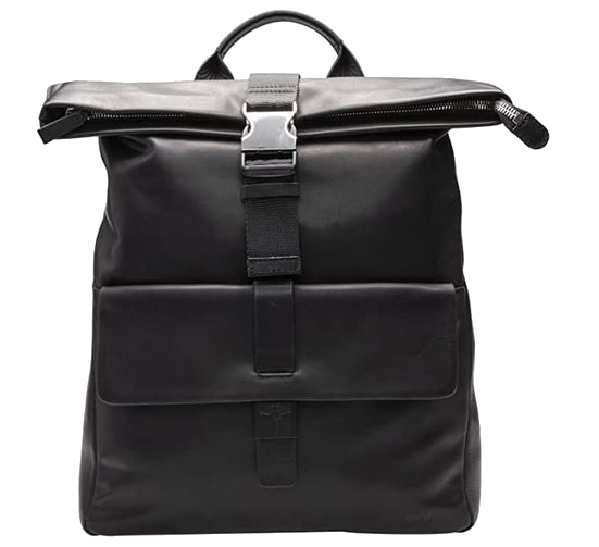 Joop 'Loreto Rico' Roll-up Rucksack mvf echt Rindleder black