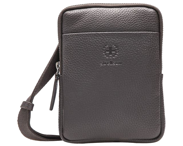 Strellson 'Park Royal' Shoulderbag XSVZ echt Rindleder dark brown