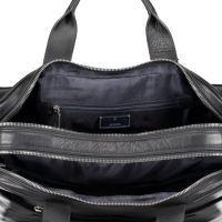 Joop 'Loreto Kreon' Briefbag 2RV mit Laptopfach echt Rindleder schwarz