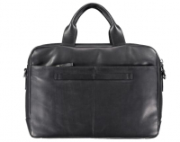 Joop 'Loreto Kreon' Briefbag 2RV mit Laptopfach echt Rindleder schwarz