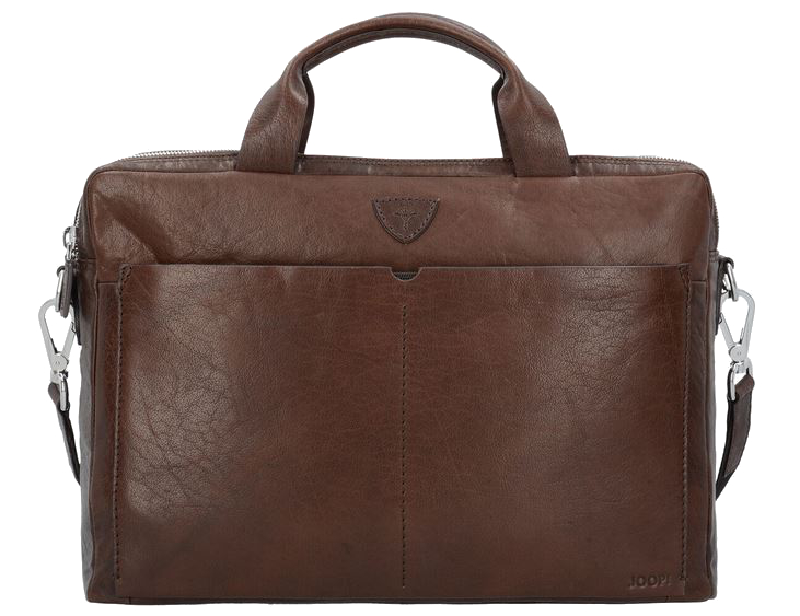 Joop 'Brenta Pandion' Briefbag 2RV mit Laptopfach echt Rindleder dunkelbraun