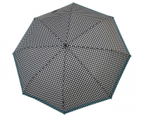 Knirps  C.205 medium duomatic pingpong-blue