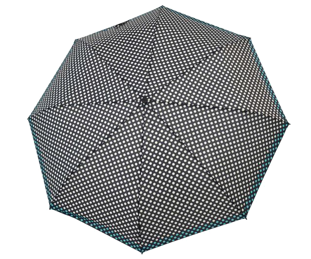 Knirps  C.205 medium duomatic pingpong-blue