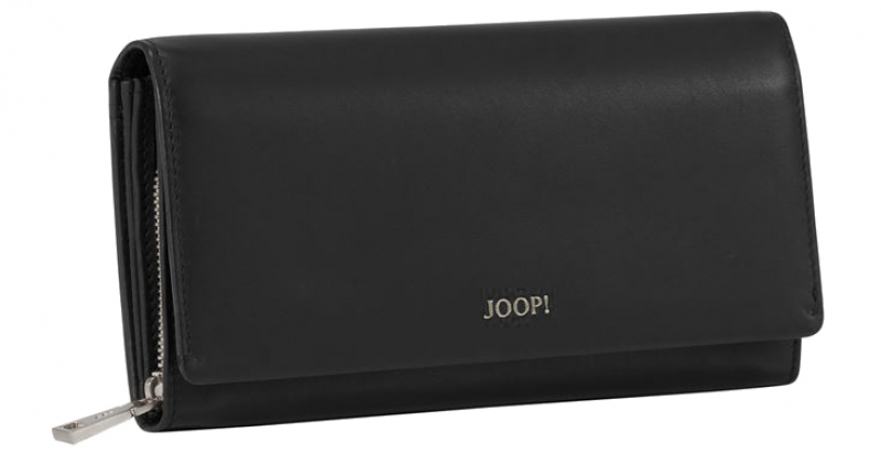 Joop 'Sofisticato 1.0 Europa' Langbörse RFID echt Leder schwarz 