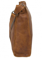 Justified Bags 'Nynke'Square Duffel Shoulderbag echt Rindleder cognac