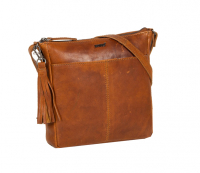 Justified Bags 'Nynke' Duffel Shoulderbag echt Rindleder cognac