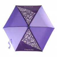 Step by Step & doppler 'Purple' Regenschirm mit Magic Rain Effect purple 