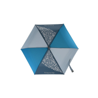 Step by Step & doppler 'Blue' Regenschirm mit Magic Rain Effect blue