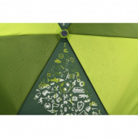 Step by Step & doppler 'Lime' Regenschirm mit Magic Rain Effect lime