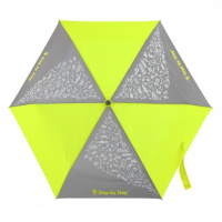 Step by Step & doppler 'Neon Yellow' Regenschirm mit Neon Fabric & refelektierenden Print neon yellow