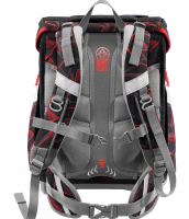 Step by Step 'Ninja Yuma' Space Schulrucksack-Set 5tlg. 1250g 20l schwarz/rot