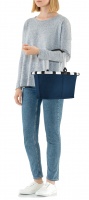 Reisenthel 'Carrybag XS' Einkaufskorb mit Alurahmen dark blue