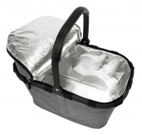 Reisenthel 'carrybag iso ' Einkaufskorb mit Alurahmen twist silver