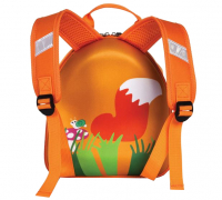  Best Way Kinderrucksack mit 3D Effekt 4l orange