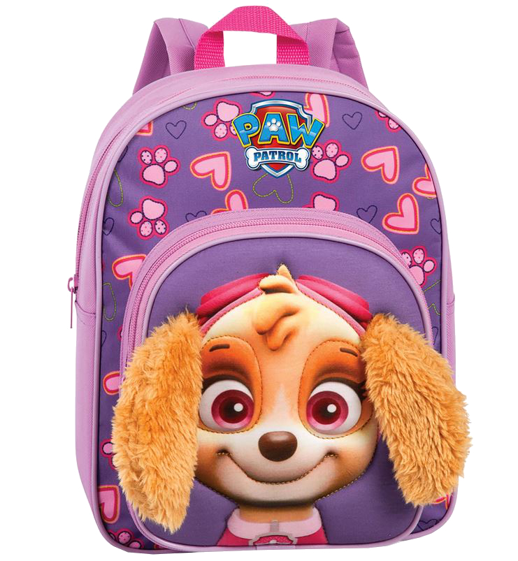 Fabrizio 'Paw Patrol' Kinderrucksack mit lustigen Stoffohren 8l hellviolett