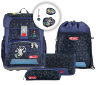 Step by Step 'Star Astronaut' Cloud Schulrucksackset 5tlg. 990g 19l dunkelblau