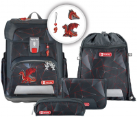 Step by Step 'Dragon Drako' Cloud Schulrucksack-Set 5tlg. 990g 19l