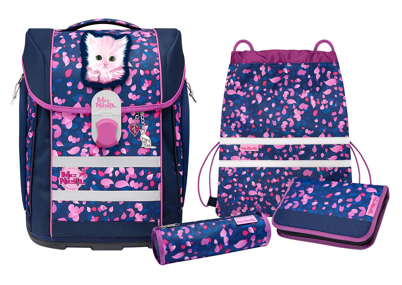 McNeill 'Dream' Schulrucksackset 6tlg. Mclight 2 1000g 20l lila