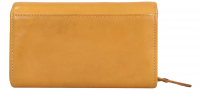 Maitre 'Steinbach' Damengeldbörse mit RFID Schutz echt Rindleder Yellow