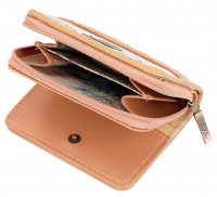 Anekke ' Billetero Sintetico' Geldbörse klein beige/türkis