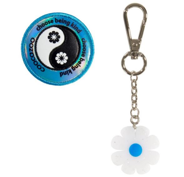 Coocazoo 'Colour UP' Sammel-Klett-Patch Yin-Yang