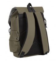 New-Rebels 'Mart' Planen-Rucksack Überschlag Laptopfach 25L 38x31x17cm olive