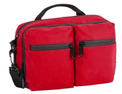 Like it a lot 'Splash' Lenkerradtasche aus Planenmaterial 22x8x16 cm rot