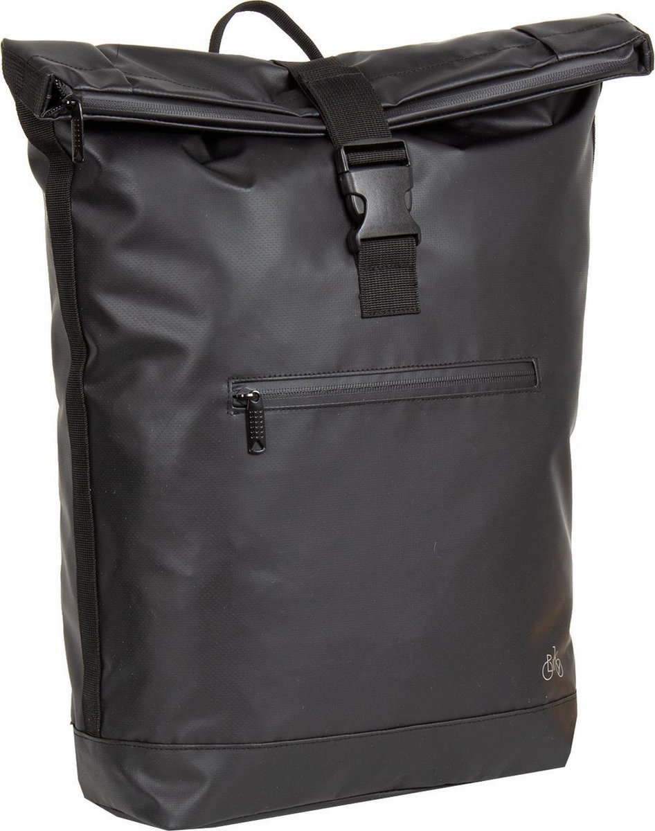 Like it a lot 'Carbon' Rucksack und Fahrradtasche aus Planenmaterial 30x12x43 cm schwarz