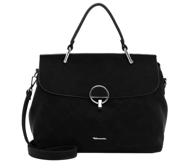 Tamaris 'Anastasia Soft' Handtasche mit Überschlag mittel black